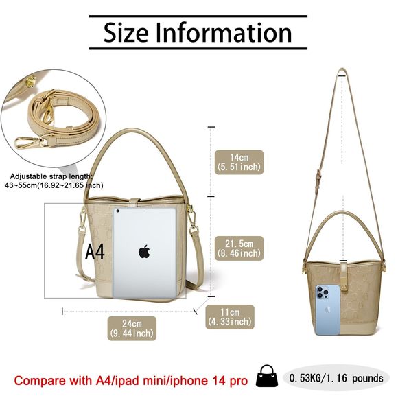 Women'S Fashion Bag And Satchel Strap Satchel Oversized Chain Bag And Hobo - Picture 3 of 6